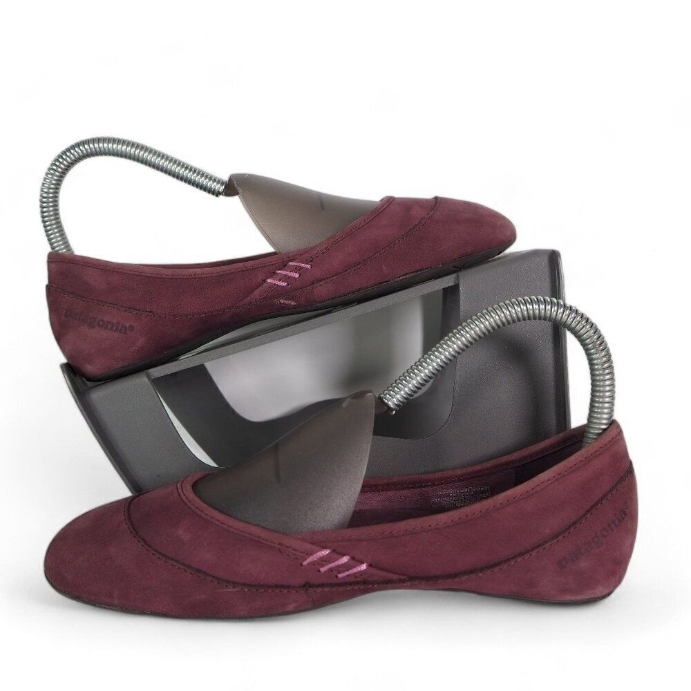 Patagonia Maha Smooth Slip-on Flats "Wine Tasting" Women's 5